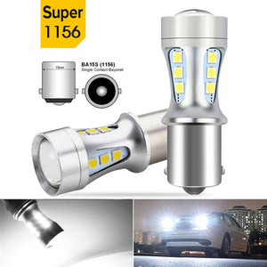 1156 3030 18 SMD Reverse Car LED - 10 SETS