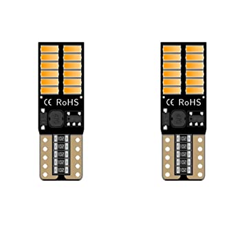 T10 24 led Amber Canbus park -10 SETS