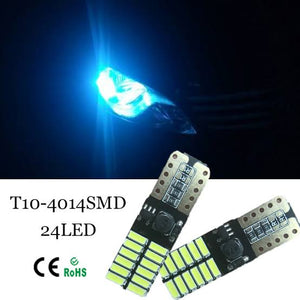 T10 24 led Canbus Ice Blue park -10 SETS