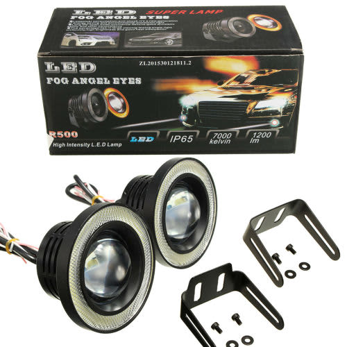 Car Work Box H4 LED With Angel Eye Review 